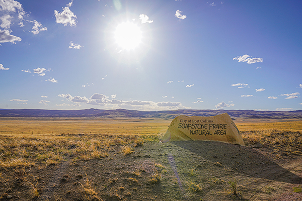 A photo of Soapstone Prairie Natural Area.