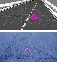 Asphalt Grinding Marks