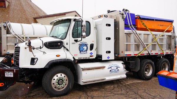 One of the City's snow plows