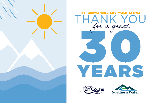 children's water festival thank you graphic