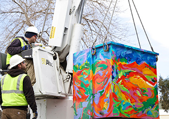 Installing a transformer box