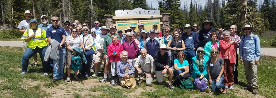 Group photo from a Watershed Bus Tour