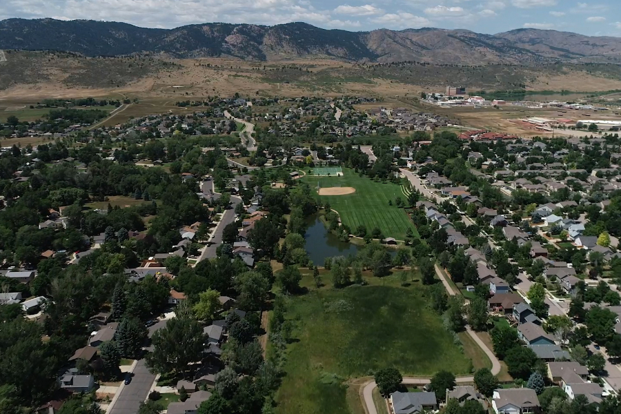 View of Overland Park in the Canal Importation Basin