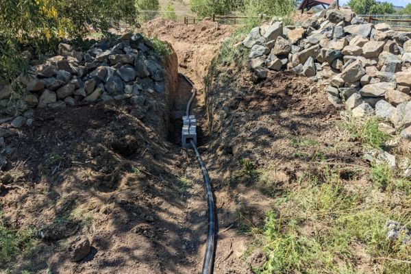 water filtration system in the ground