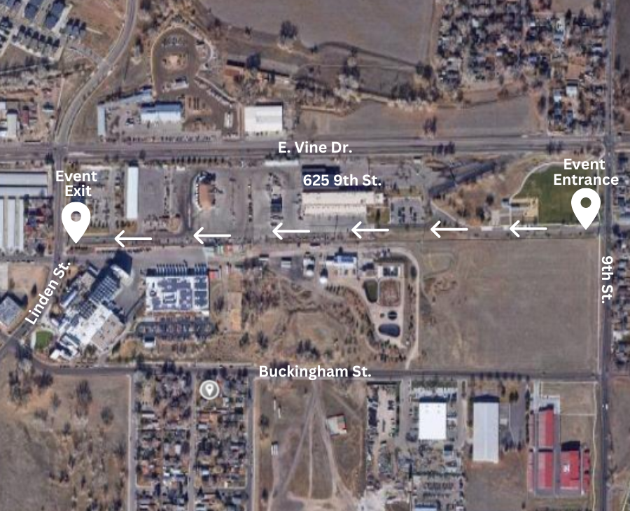 A map of Fort Colllins street operations.