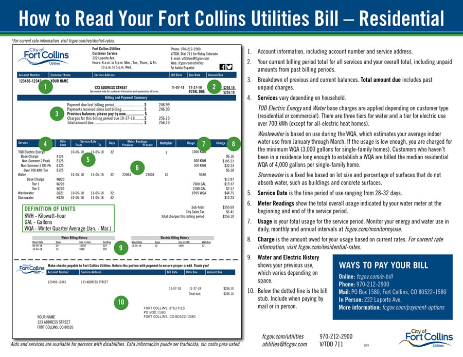 fort collins utility bill pay