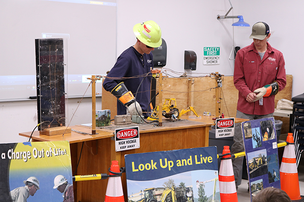 Staff do Look Up and Live presentation.