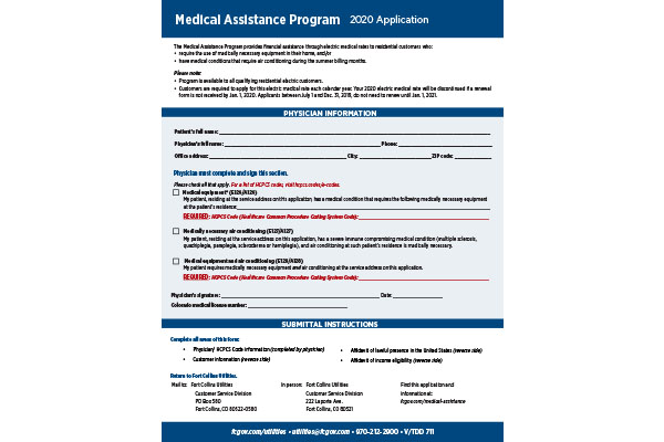 Utilities Affordability Program Materials - City of Fort Collins