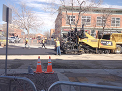 paving on Walnut