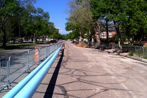 row of waterline