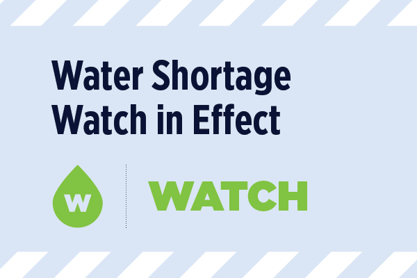 Water Shortage Watch in Effect Graphic