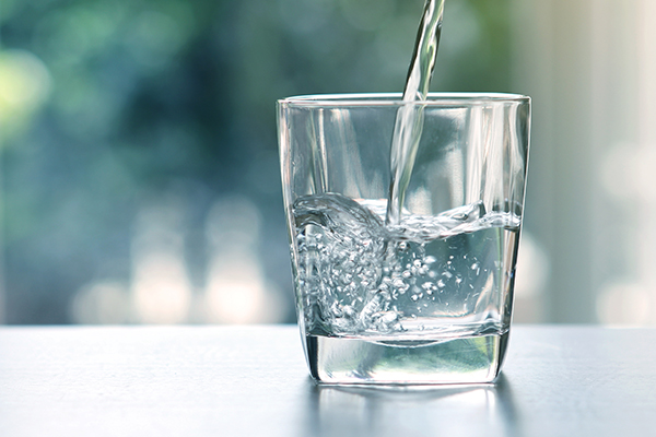 Glass of water