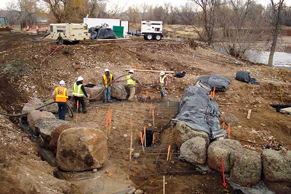 Construction the West Vine Outfall Project