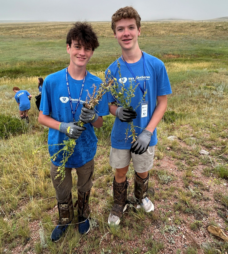 Teens at Soapstone