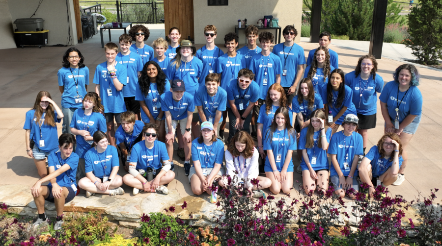 A group of teens
