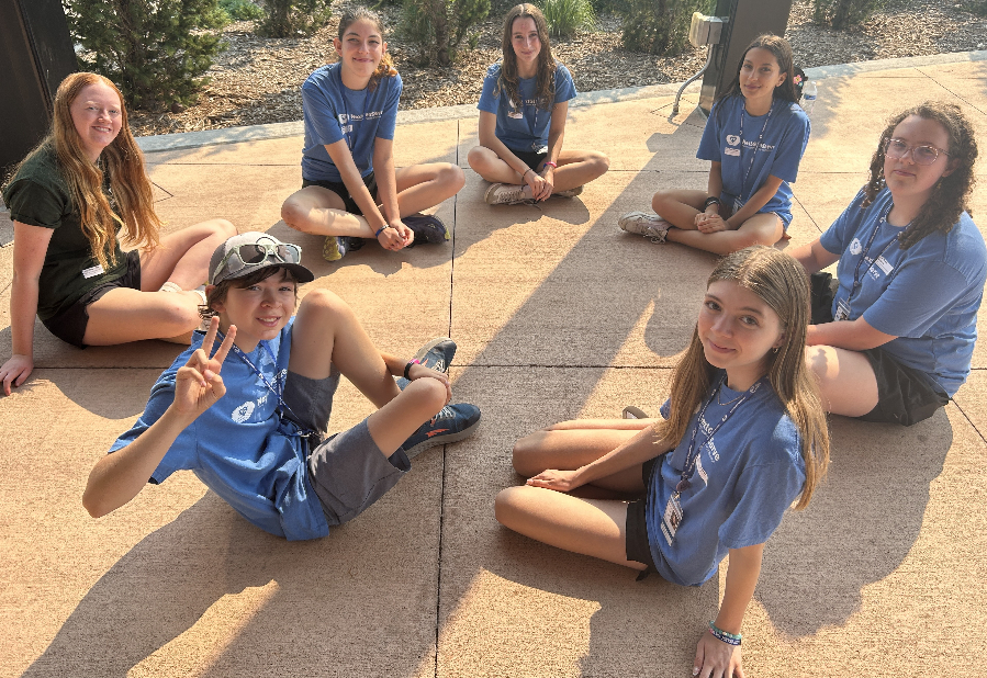 Teens in a circle