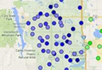 Mosquito surveillance and control sample map
